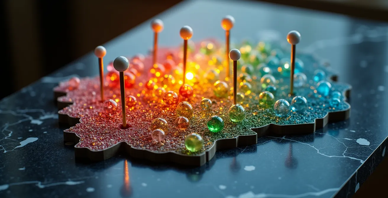 Carte schématique du réseau REM avec zones d'opportunité d'investissement mises en évidence