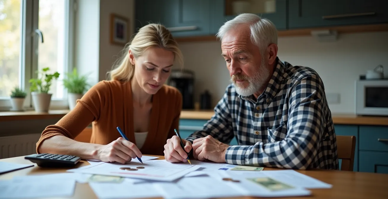 Comparaison visuelle de l'impact financier entre cotisation spéciale et hausse mensuelle