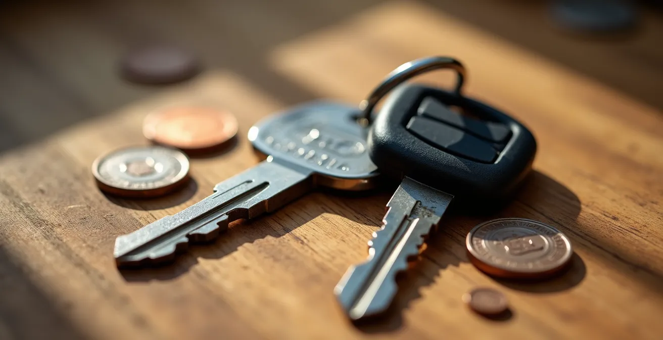 Comparaison visuelle de la capacité d'emprunt avec et sans prêt automobile