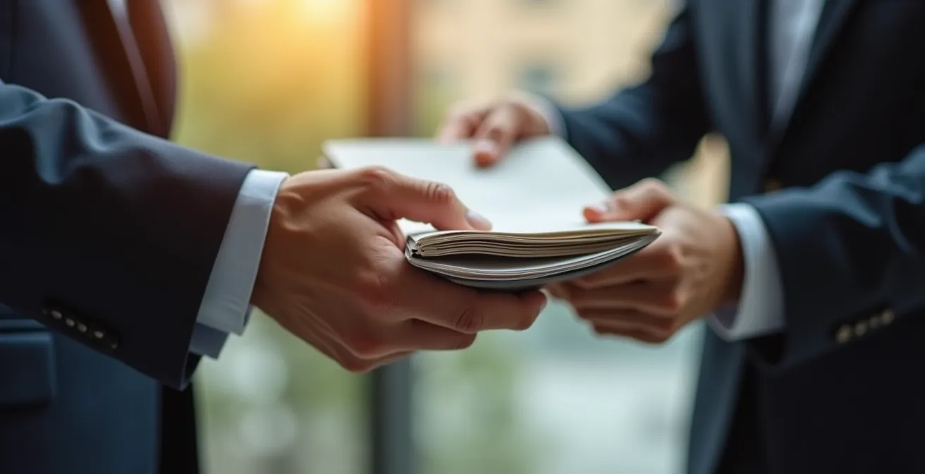 Remise professionnelle de documents d'offre d'achat avec préapprobation